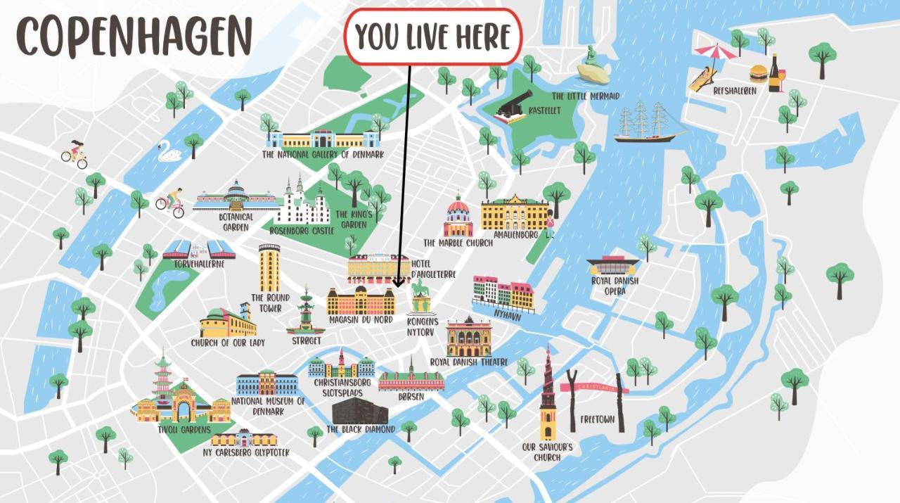 Perfect For Friends & Families 2 Bedroom Apartment In Cph Копенхаген Екстериор снимка